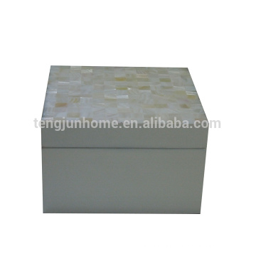 white freshwater shell jewelry box for pandora beads